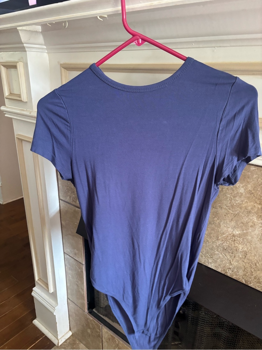 Women's Short-Sleeve Bodysuit in Blue
